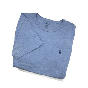 Polo Ralph Lauren Men's T-Shirt Size‎ Medium Blue Short Sleeve Cotton Crew Tee